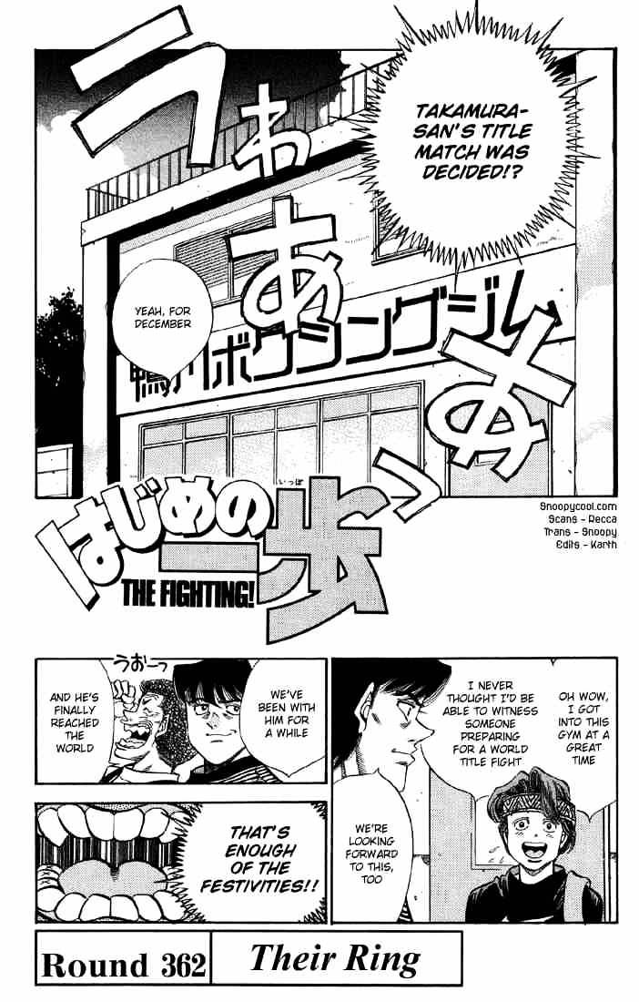 Hajime no Ippo: Fighting Spirit, Chapter 362 image 04